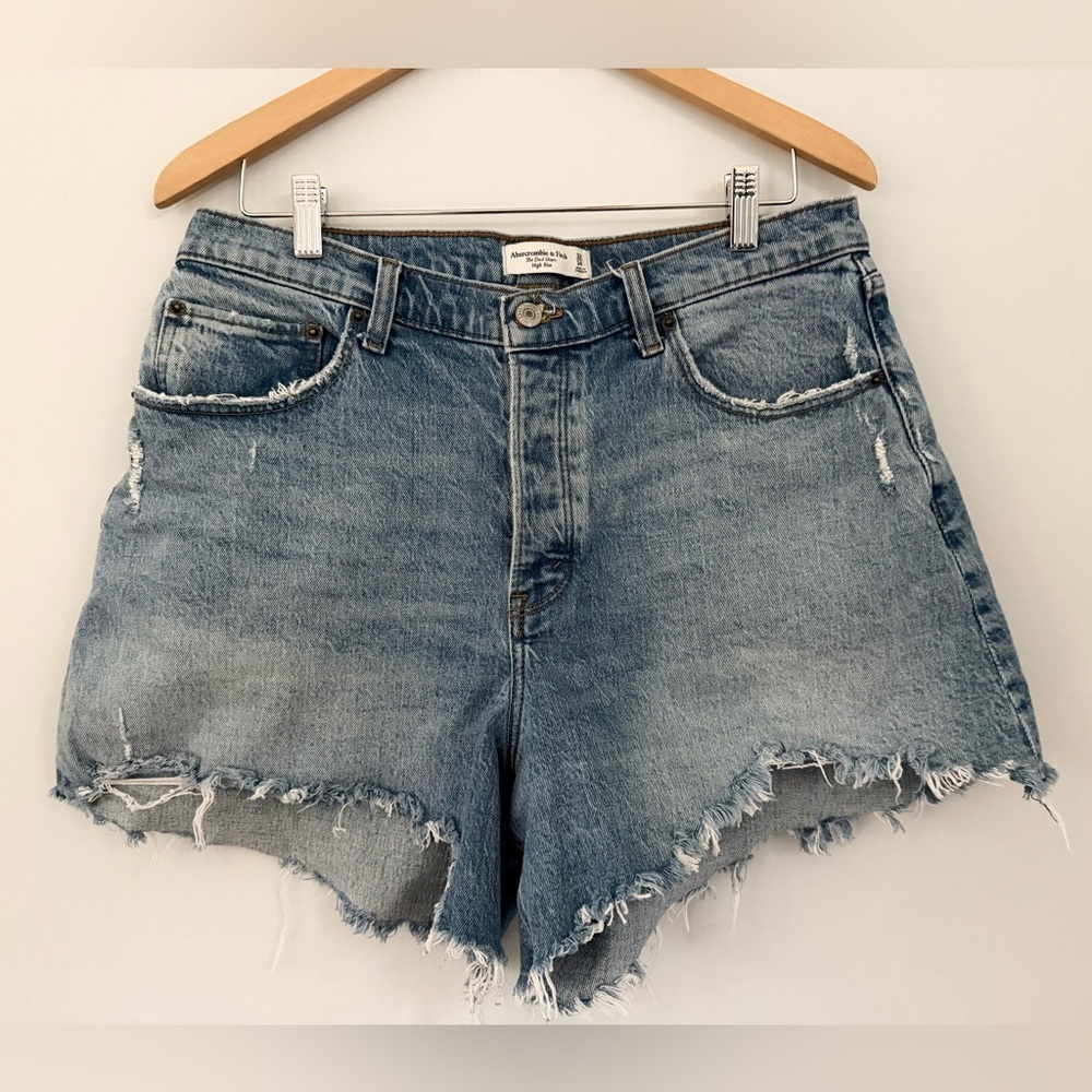 Abercrombie & Fitch Curve Love The Dad High Rise Short | Size 32/14